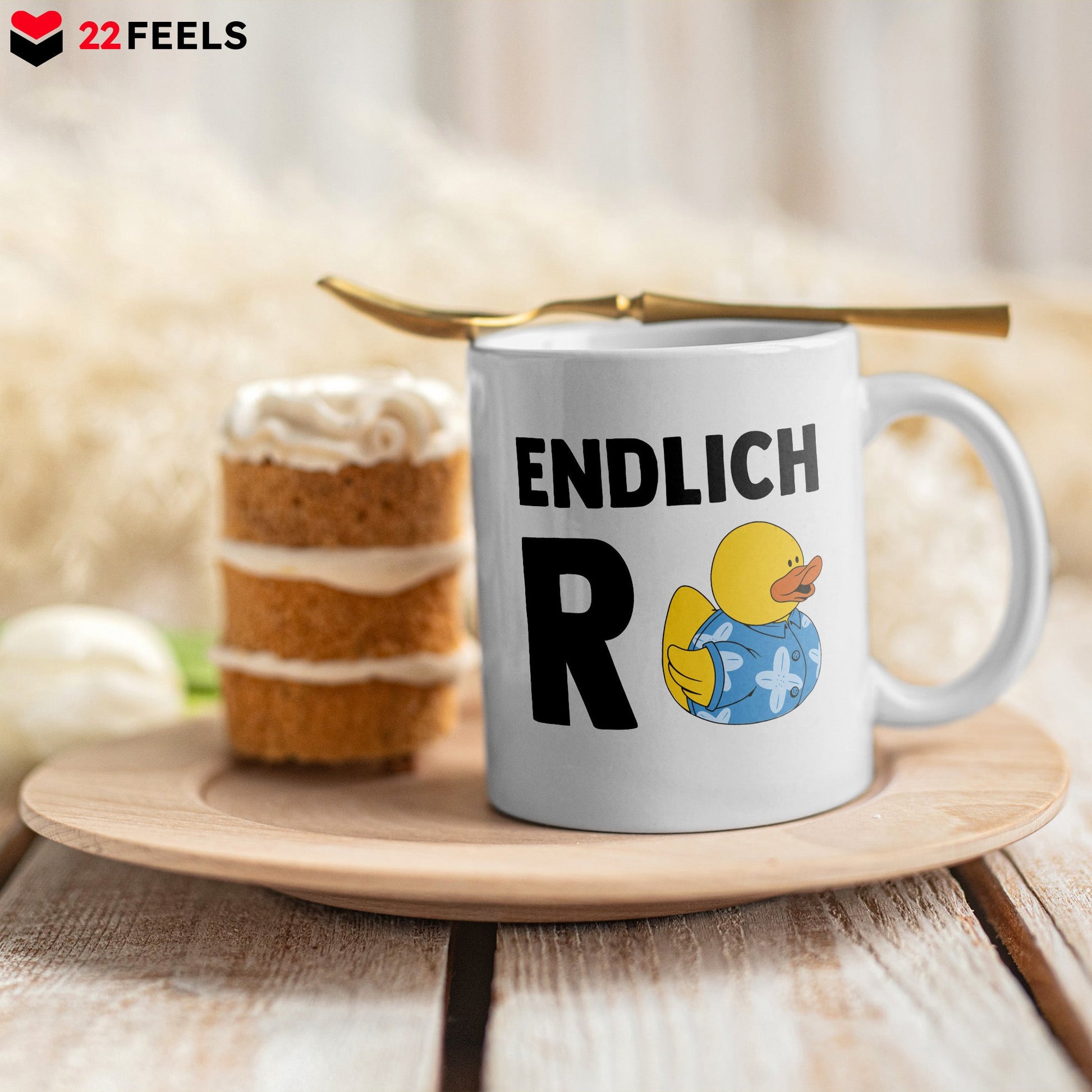 22Feels® Renteintritt Geschenk für Männer - Tasse mit Spruch (Weiss, 320ml)-Weisse Tasse 320ml-22Feels