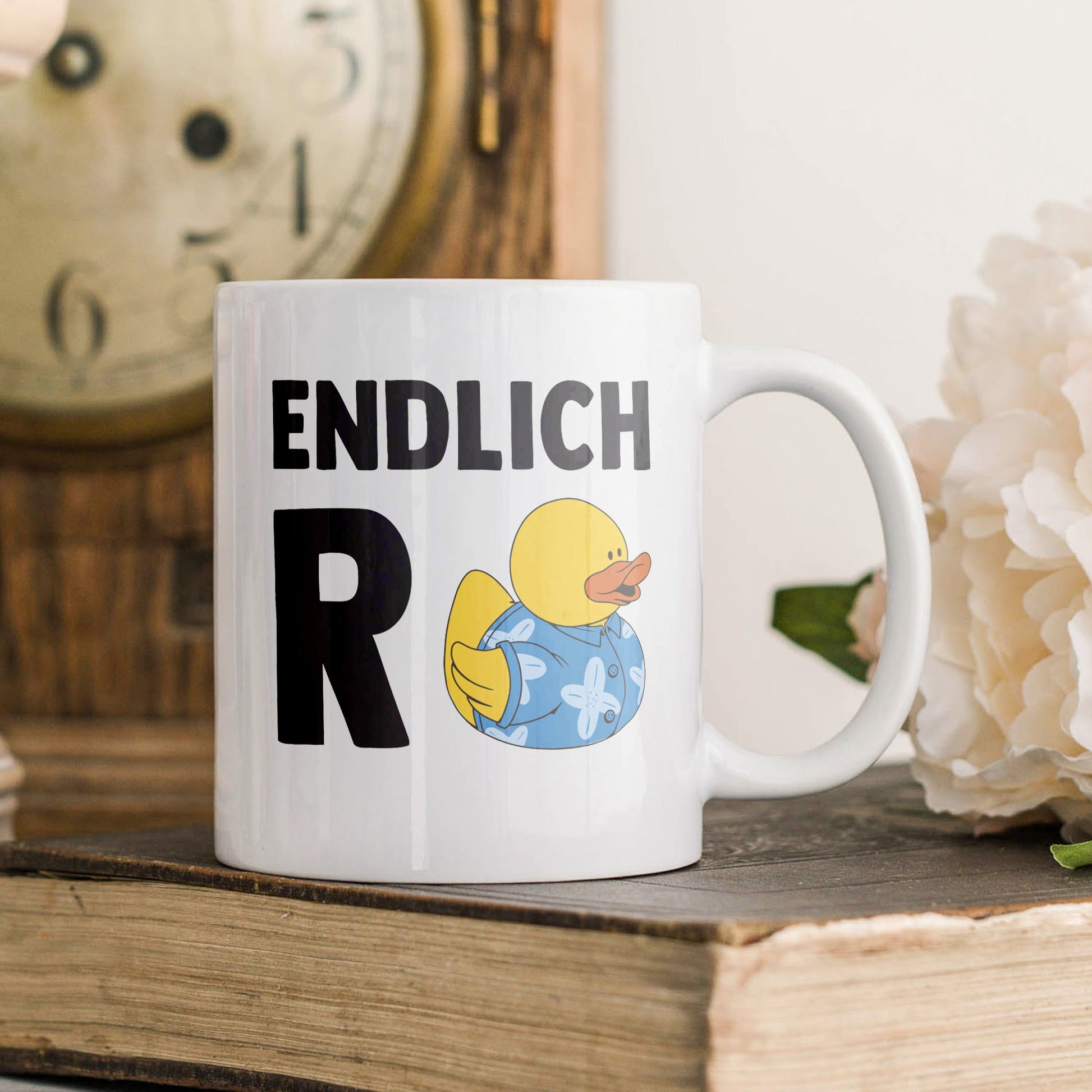 22Feels® Renteintritt Geschenk für Männer - Tasse mit Spruch (Weiss, 320ml)-Weisse Tasse 320ml-22Feels