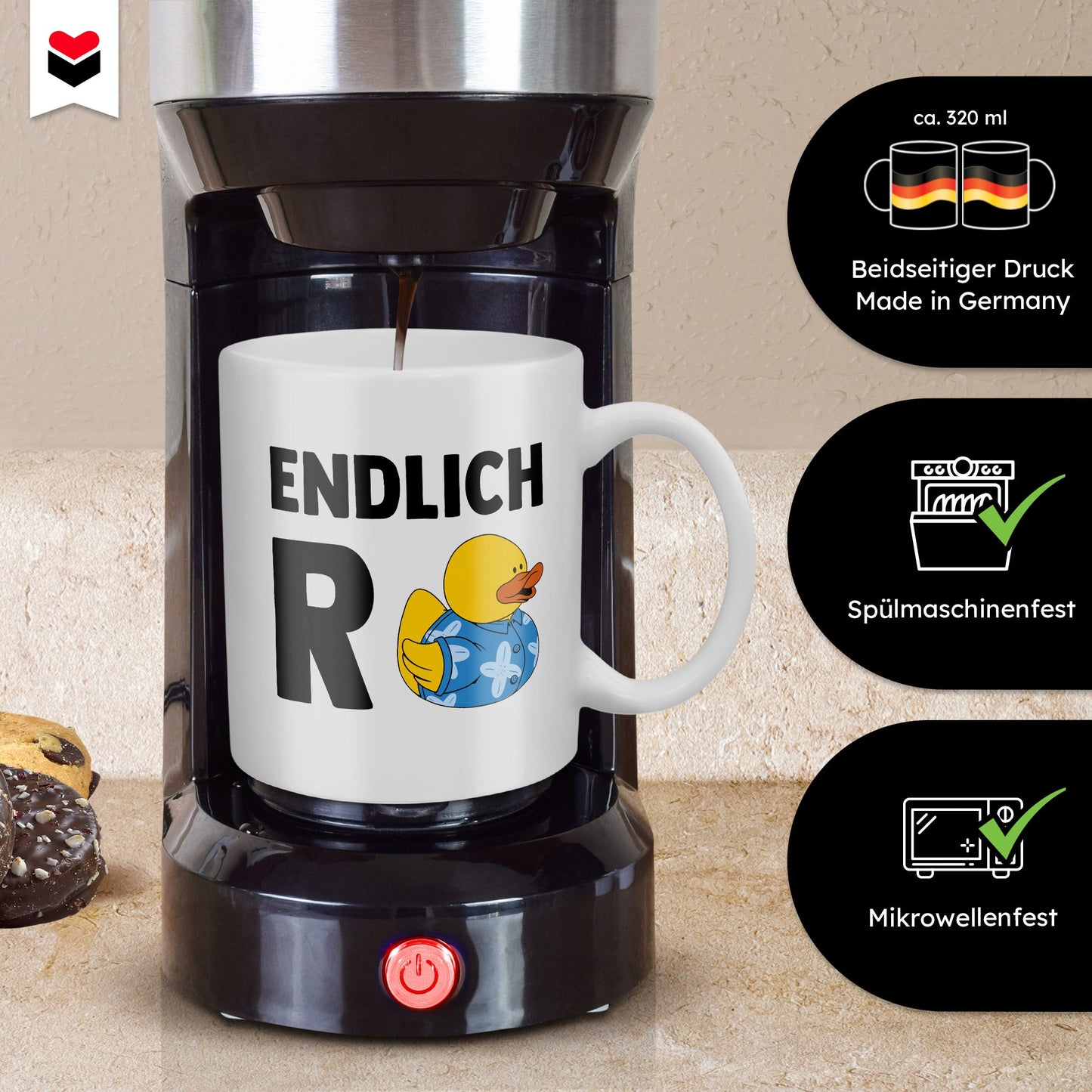 22Feels® Renteintritt Geschenk für Männer - Tasse mit Spruch (Weiss, 320ml)-Weisse Tasse 320ml-22Feels
