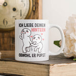 22Feels® Paar Geschenk zum Jahrestag, Hochzeitstag, Valentinstag etc. - Tasse mit Spruch (Weiss, 320ml)-Weisse Tasse 320ml-22Feels