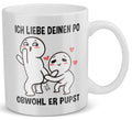 22Feels® Paar Geschenk zum Jahrestag, Hochzeitstag, Valentinstag etc. - Tasse mit Spruch (Weiss, 320ml)-Weisse Tasse 320ml-22Feels