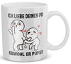 22Feels® Paar Geschenk zum Jahrestag, Hochzeitstag, Valentinstag etc. - Tasse mit Spruch (Weiss, 320ml)-Weisse Tasse 320ml-22Feels