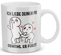 22Feels® Paar Geschenk zum Jahrestag, Hochzeitstag, Valentinstag etc. - Tasse mit Spruch (Weiss, 320ml)-Weisse Tasse 320ml-22Feels