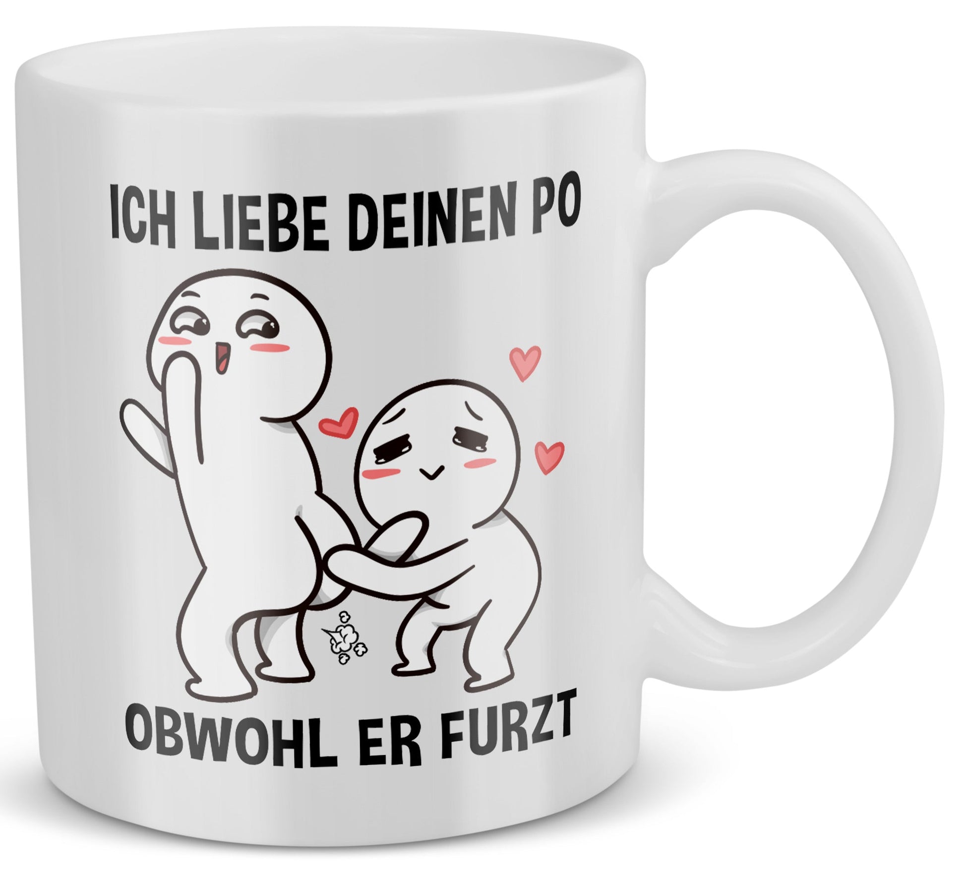 22Feels® Paar Geschenk zum Jahrestag, Hochzeitstag, Valentinstag etc. - Tasse mit Spruch (Weiss, 320ml)-Weisse Tasse 320ml-22Feels