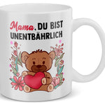 22Feels® Geschenk für Mamas - Tasse mit Spruch (Weiss, 320ml)-Weisse Tasse 320ml-22Feels