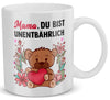 22Feels® Geschenk für Mamas - Tasse mit Spruch (Weiss, 320ml)-Weisse Tasse 320ml-22Feels