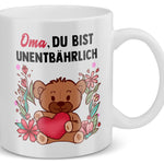 22Feels® Geschenk für Omas - Tasse mit Spruch (Weiss, 320ml)-Weisse Tasse 320ml-22Feels