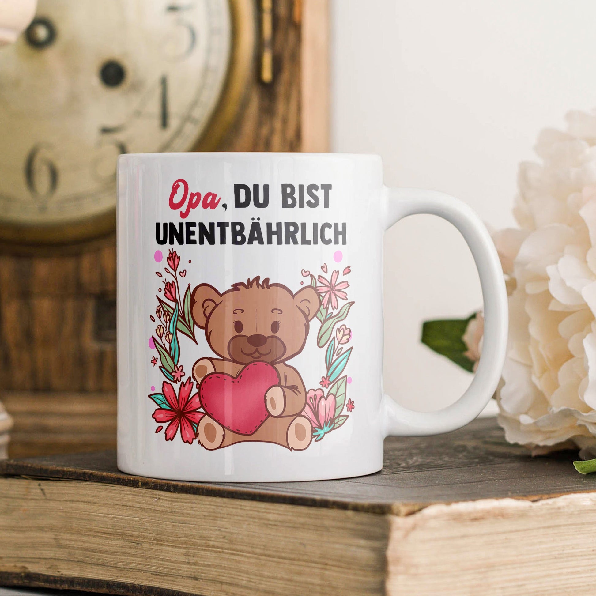 22Feels® Geschenk für Opas - Tasse mit Spruch (Weiss, 320ml)-Weisse Tasse 320ml-22Feels