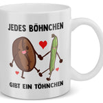 22Feels® Lustiges Geschenk für Pärchen - Paar Tasse mit Spruch (Weiss, 320ml)-Weisse Tasse 320ml-22Feels