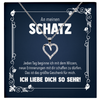 22Feels® Romantisches Geschenk für Frauen zum Hochzeistag, Jahrestag, Valentinstag und co. - Echt Silber 925/000 Schmuckset: Herz Halskette mit Botschaftskarte-Schmuck mit Botschaftskarte - Herz21-22Feels