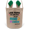 22Feels® Mama Osterkorb von Tochter Mutter mit Henkel Ostergeschenk Tragetasche Ostern Deko Osternest Körbchen Hasenohren (Beige/Grün)-Ostern Tragetasche-22Feels