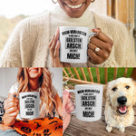22Feels® Geschenk für verlobte Frauen - Tasse mit Spruch: Geilster Arsch (Weiss, 320ml)-Weisse Tasse 320ml-22Feels