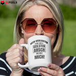 22Feels® Verlobte Geschenk - XL Tasse mit Spruch (Weiss, 440ml)-Weisse XL Tasse 440ml-22Feels