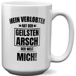 22Feels® Verlobte Geschenk - XL Tasse mit Spruch (Weiss, 440ml)-Weisse XL Tasse 440ml-22Feels
