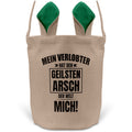 22Feels® Verlobte Frauen Osterkorb mit Henkel Ostergeschenk Tragetasche Ostern Deko Osternest Körbchen Hasenohren (Beige/Grün)-Ostern Tragetasche-22Feels