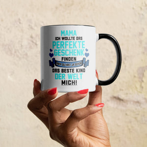 22Feels® Mama Geschenk - Tasse mit Spruch (Weiss-Schwarz, 320ml)-TwoTone Tasse Weiss-Schwarz 320ml-22Feels