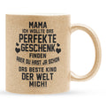 22Feels® Mama Geschenk - Glitzertasse mit Spruch (Gold, 320ml)-Glitzertasse Gold 320ml-22Feels