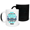 22Feels® Mama Geschenk von Sohn - Zaubertasse mit Spruch (Matt-Schwarz und Weiss, 320ml)-Farbwechsel Tasse Matt 320ml-22Feels