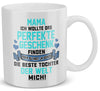 22Feels® Geschenk für Mama von Tochter - Tasse mit Spruch: Du Hast Ja Bereits (Weiss, 320ml)-Weisse Tasse 320ml-22Feels