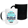 22Feels® Mama Geschenk von Tochter - Zaubertasse mit Spruch (Matt-Schwarz und Weiss, 320ml)-Farbwechsel Tasse Matt 320ml-22Feels