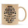 22Feels® Mama Geschenk von Tochter - Glitzertasse mit Spruch (Gold, 320ml)-Glitzertasse Gold 320ml-22Feels
