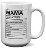 22Feels® Mama Geschenk - XL Tasse mit Spruch (Weiss, 440ml)-Weisse XL Tasse 440ml-22Feels