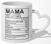 22Feels® Mama Geschenk - Tasse mit Spruch (Herzhenkel, Weiss, 320ml)-Tasse Weiss Herzhenkel 320ml-22Feels