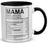 22Feels® Mama Geschenk - Tasse mit Spruch (Weiss-Schwarz, 320ml)-TwoTone Tasse Weiss-Schwarz 320ml-22Feels