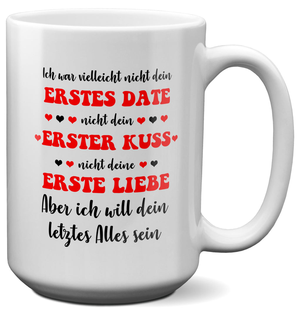 22Feels® Geschenk zur Verlobung - XL Tasse mit Spruch (Weiss, 440ml)-Weisse XL Tasse 440ml-22Feels