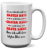 22Feels® Geschenk zur Verlobung - XL Tasse mit Spruch (Weiss, 440ml)-Weisse XL Tasse 440ml-22Feels