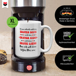 22Feels® Geschenk zur Verlobung - XL Tasse mit Spruch (Weiss, 440ml)-Weisse XL Tasse 440ml-22Feels