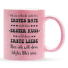 22Feels® Geschenk zur Verlobung - Glitzertasse mit Spruch (Pink, 320ml)-Glitzertasse Pink 320ml-22Feels