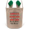 22Feels® Verlobte Frauen Osterkorb mit Henkel Ostergeschenk Tragetasche Ostern Deko Osternest Körbchen Hasenohren (Beige/Grün)-Ostern Tragetasche-22Feels