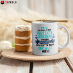 22Feels® Geschenk für Papa von Sohn - Spruch: Das Perfekte Geschenk (Weiss, 320ml)-Weisse Tasse 320ml-22Feels