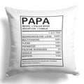 22Feels® Papa Geschenk - Kissen mit Spruch (Weiss 40x40cm)-Kissen Weiss 40x40-22Feels