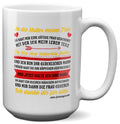 22Feels® Schwiegermutter Geschenk von Schwiegersohn bzw. Bräutigam - XL Tasse mit Spruch (Weiss, 440ml)-Weisse XL Tasse 440ml-22Feels