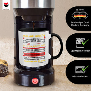 22Feels® Schwiegermutter Geschenk von Schwiegersohn bzw. Bräutigam - Tasse mit Spruch (Weiss-Schwarz, 320ml)-TwoTone Tasse Weiss-Schwarz 320ml-22Feels