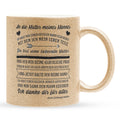 22Feels® Schwiegermutter Geschenk von Schwiegertochter bzw. Braut - Glitzertasse mit Spruch (Gold, 320ml)-Glitzertasse Gold 320ml-22Feels