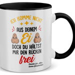22Feels® Stiefvater Geschenk von Stieftochter - Tasse mit Spruch (Weiss-Schwarz, 320ml)-TwoTone Tasse Weiss-Schwarz 320ml-22Feels
