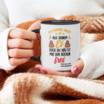 22Feels® Stiefvater Geschenk von Stieftochter - Tasse mit Spruch (Weiss-Schwarz, 320ml)-TwoTone Tasse Weiss-Schwarz 320ml-22Feels