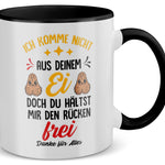22Feels® Stiefvater Geschenk - Tasse mit Spruch (Weiss-Schwarz, 320ml)-TwoTone Tasse Weiss-Schwarz 320ml-22Feels