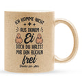 22Feels® Stiefvater Geschenk - Glitzertasse mit Spruch (Gold, 320ml)-Glitzertasse Gold 320ml-22Feels