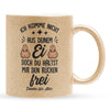 22Feels® Stiefvater Geschenk - Glitzertasse mit Spruch (Gold, 320ml)-Glitzertasse Gold 320ml-22Feels