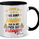 22Feels® Stiefvater Geschenk von Stiefsohn - Tasse mit Spruch (Weiss-Schwarz, 320ml)-TwoTone Tasse Weiss-Schwarz 320ml-22Feels