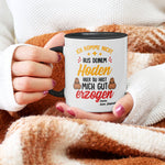 22Feels® Stiefvater Geschenk von Stieftochter - Tasse mit Spruch (Weiss-Schwarz, 320ml)-TwoTone Tasse Weiss-Schwarz 320ml-22Feels