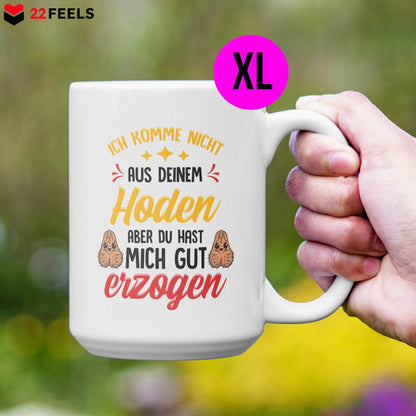 22Feels® Stiefvater Geschenk - XL Tasse mit Spruch (Weiss, 440ml)-Weisse XL Tasse 440ml-22Feels