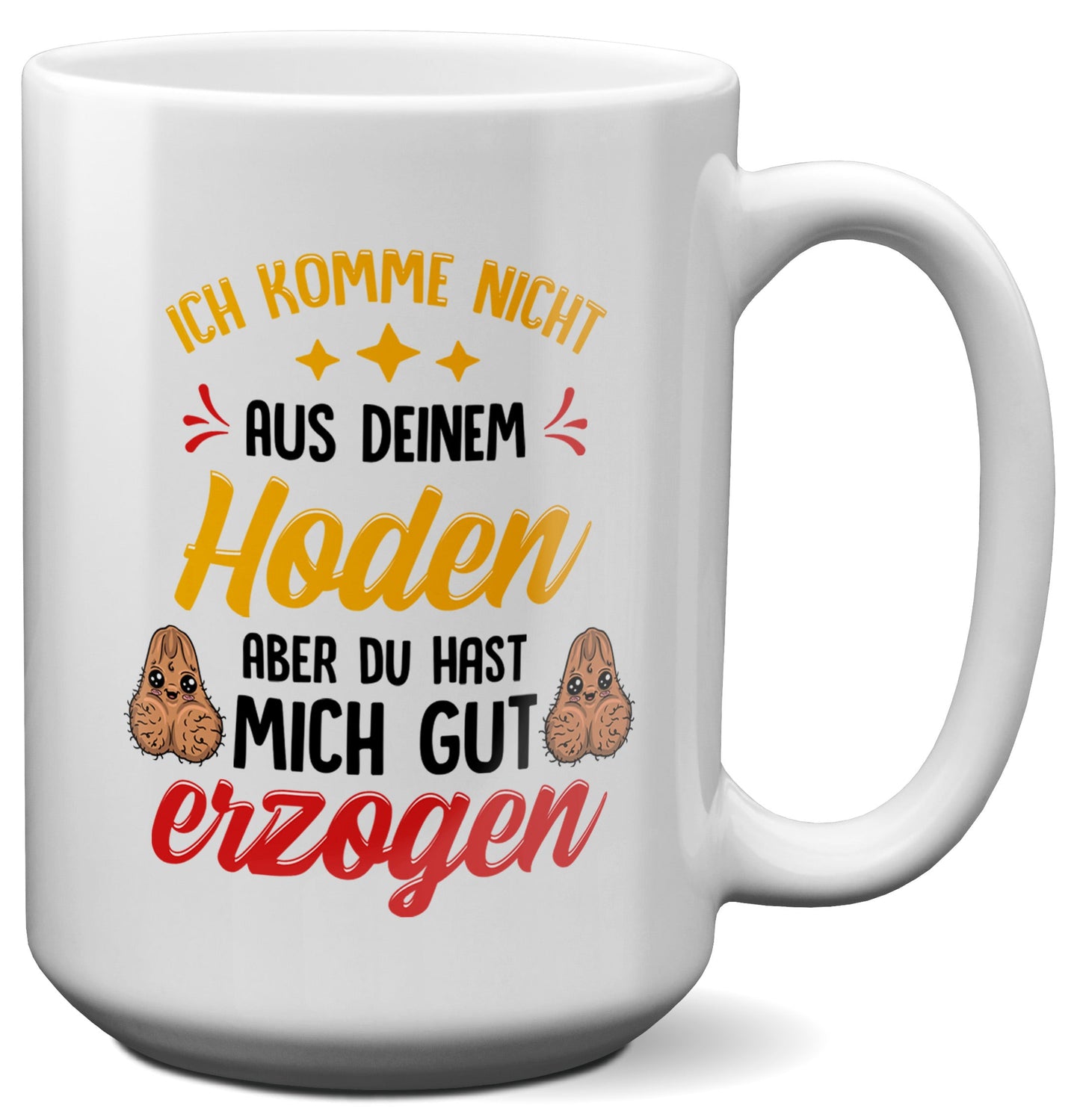 22Feels® Stiefvater Geschenk - XL Tasse mit Spruch (Weiss, 440ml)-Weisse XL Tasse 440ml-22Feels