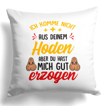 22Feels® Stiefvater Geschenk - Kissen mit Spruch (Weiss 40x40cm)-Kissen Weiss 40x40-22Feels