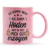 22Feels® Stiefvater Geschenk - Glitzertasse mit Spruch (Pink, 320ml)-Glitzertasse Pink 320ml-22Feels