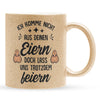 22Feels® Stiefvater Geschenk - Glitzertasse mit Spruch (Gold, 320ml)-Glitzertasse Gold 320ml-22Feels